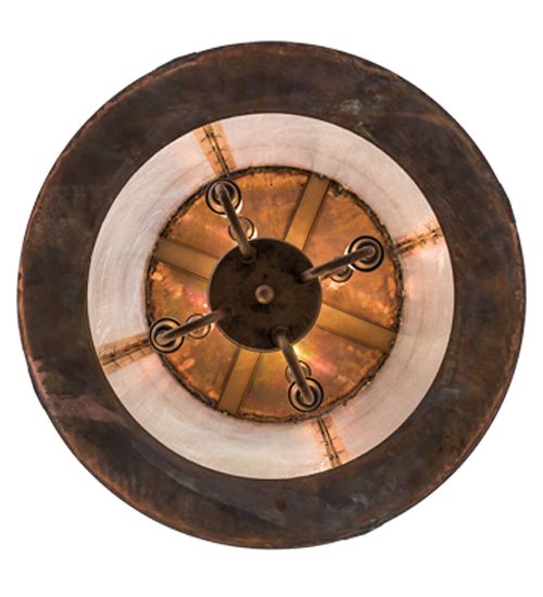 Meyda 18" Wide Villa 8 Light Pendant