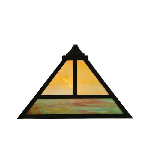 Meyda 19.25"Sq "T" Mission Shade