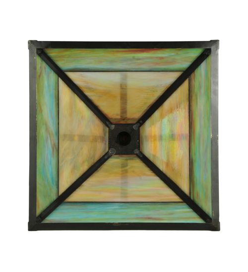 Meyda 19.25"Sq "T" Mission Shade