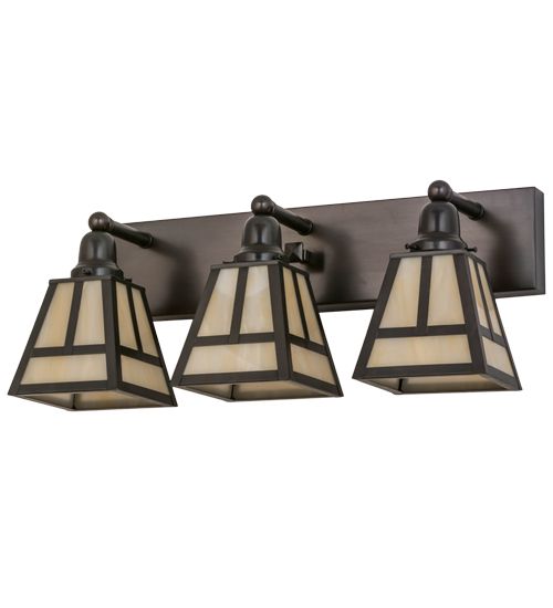 Meyda 24"W "T" Mission 3 LT Vanity Light