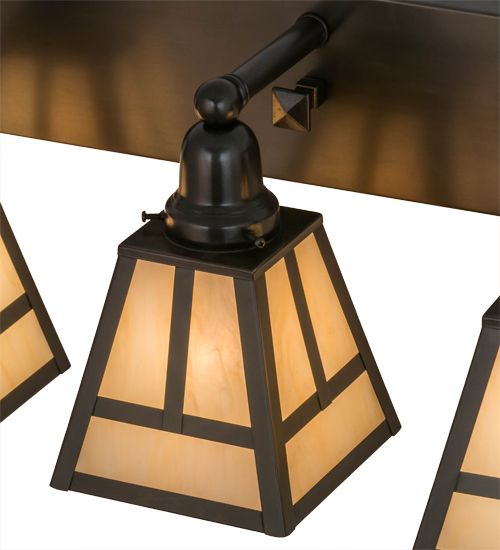 Meyda 24"W "T" Mission 3 LT Vanity Light
