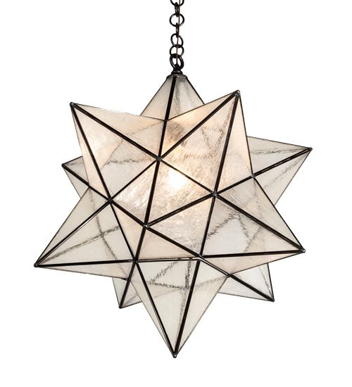 Meyda 24" Wide Moravian Star Pendant