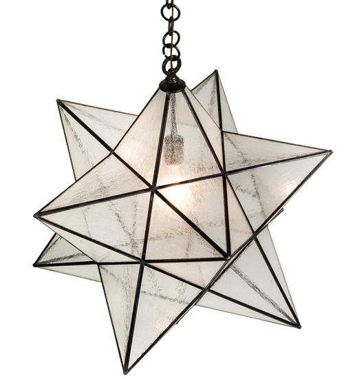 Meyda 24" Wide Moravian Star Pendant