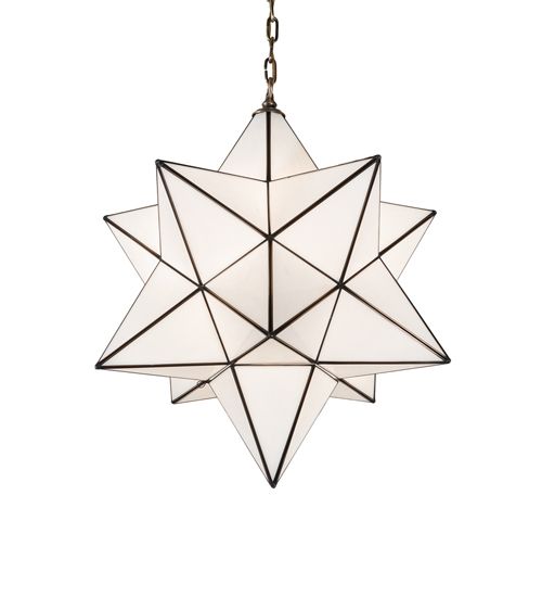 Meyda 24" Wide Moravian Star Pendant