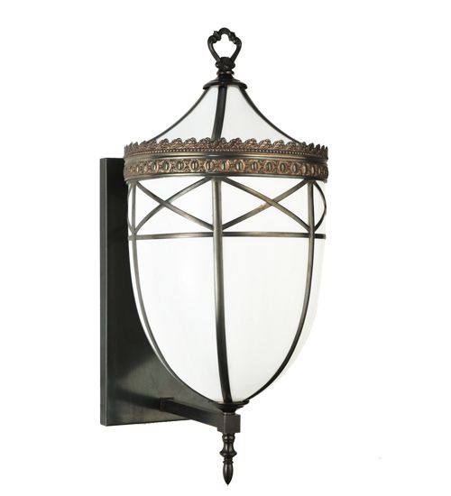 Meyda 26"H Borough Hall Wall Sconce