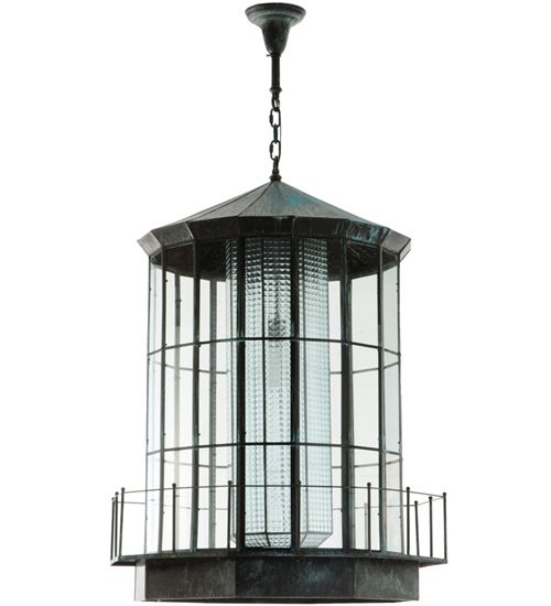 Meyda 28.5"W Lighthouse Lantern Pendant