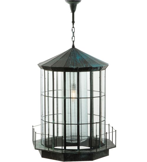 Meyda 28.5"W Lighthouse Lantern Pendant
