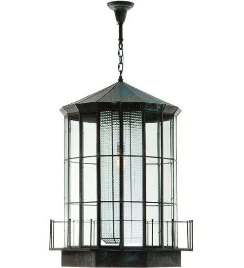 Meyda 28.5"W Lighthouse Lantern Pendant