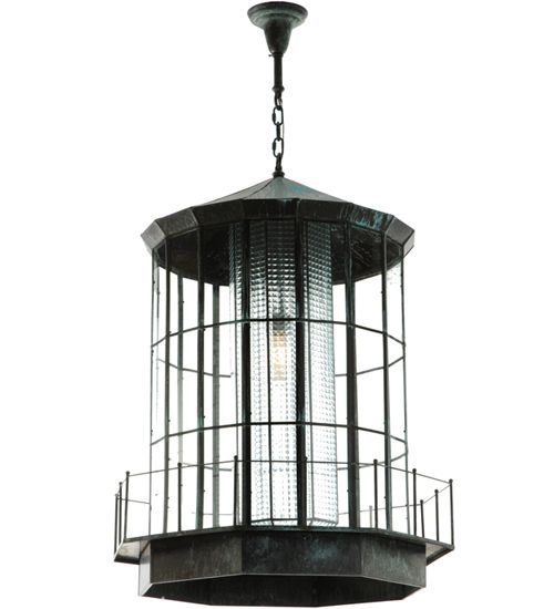 Meyda 28.5"W Lighthouse Lantern Pendant