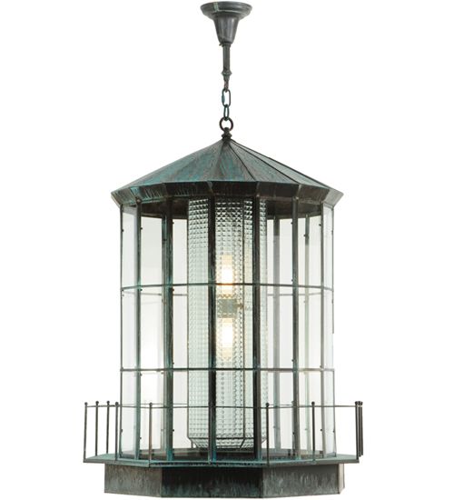 Meyda 28.5"W Lighthouse Lantern Pendant