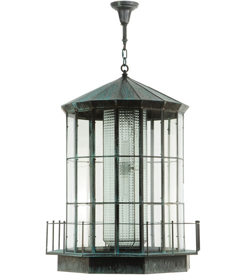 Meyda 28.5"W Lighthouse Lantern Pendant
