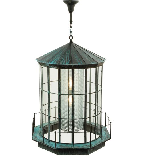 Meyda 28.5"W Lighthouse Lantern Pendant