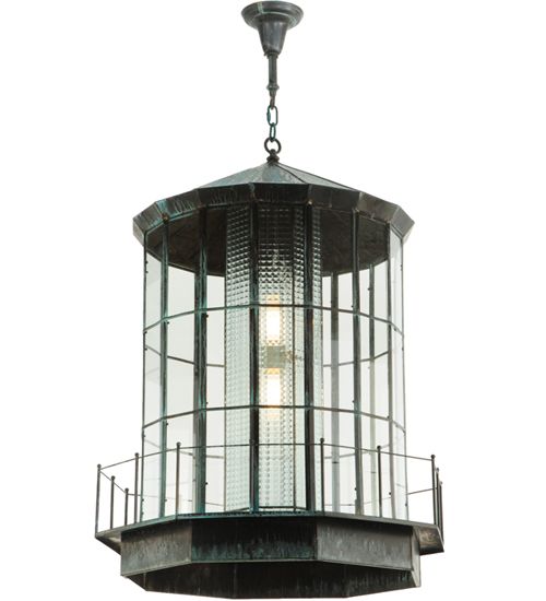Meyda 28.5"W Lighthouse Lantern Pendant