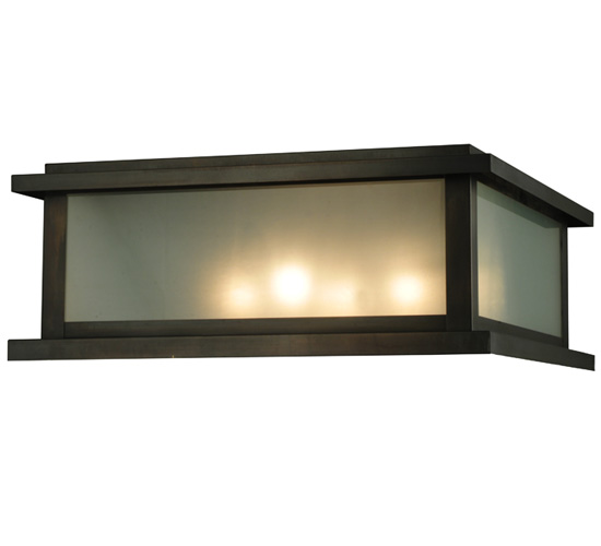Meyda 30"Square Mission Prime Pier Mount