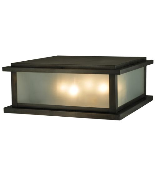 Meyda 30"Square Mission Prime Pier Mount
