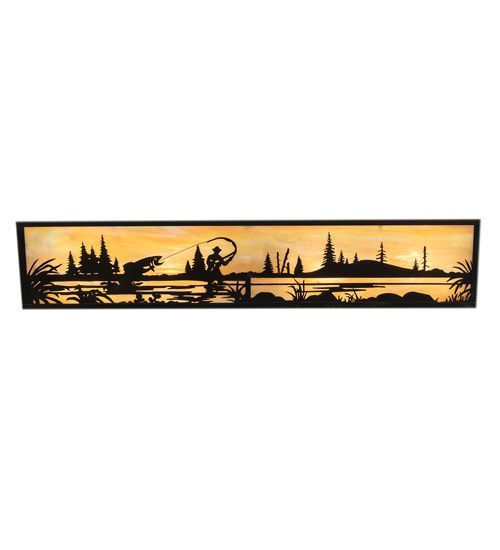 Meyda 31" Wide Fly Fisherman Vanity Light