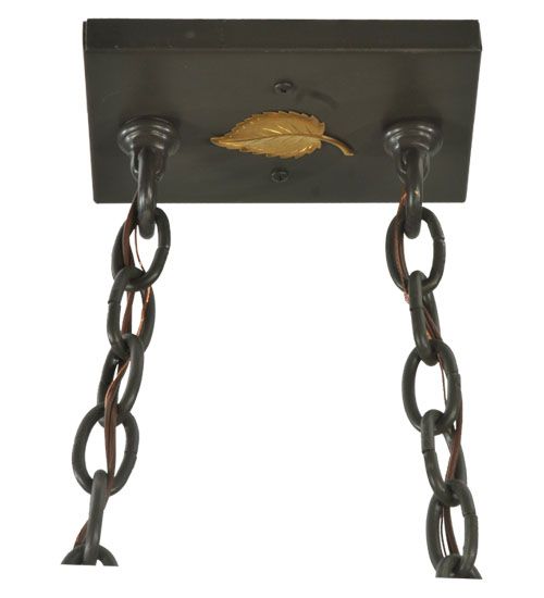 Meyda 33" Long Bear at Lake Oblong Pendant