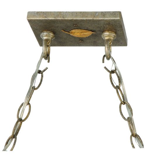 Meyda 33" Long Elk at Lake Oblong Pendant