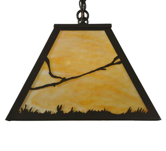 Meyda 33" Long Steer Oblong Pendant