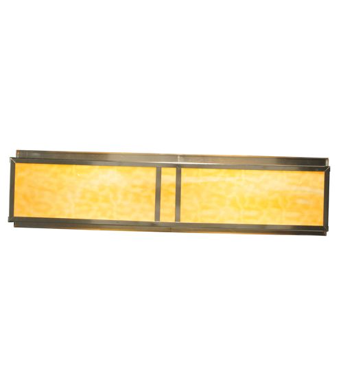 Meyda 35"L Double Bar Mission Oblong Pendant