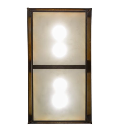 Meyda 36"L Double Bar Mission Oblong Pendant