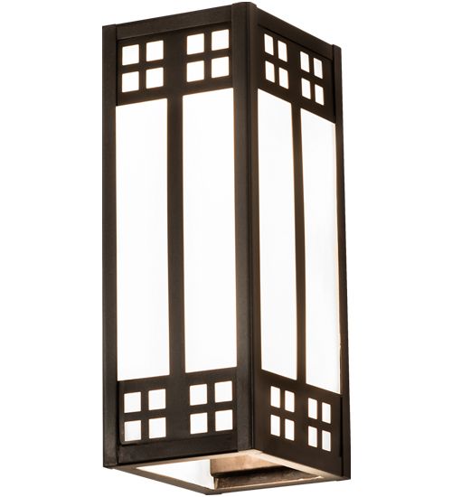 Meyda 4.5" Wide Prairie Loft Wall Sconce