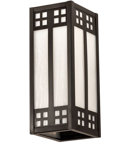 Meyda 4.5" Wide Prairie Loft Wall Sconce