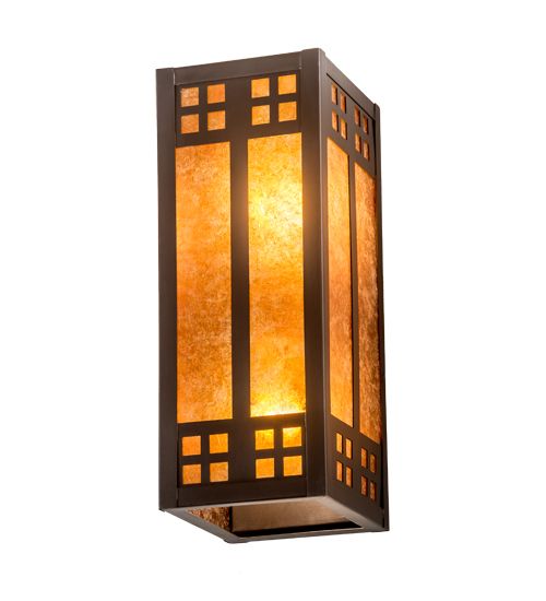 Meyda 4.5" Wide Prairie Loft Wall Sconce