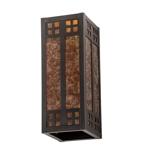Meyda 4.5" Wide Prairie Loft Wall Sconce