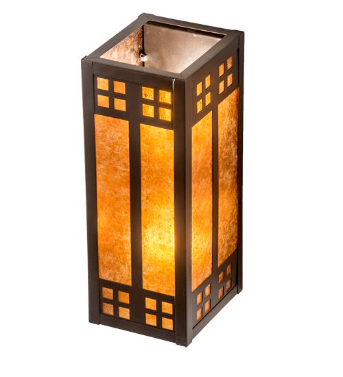 Meyda 4.5" Wide Prairie Loft Wall Sconce