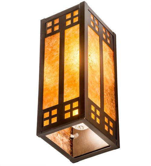 Meyda 4.5" Wide Prairie Loft Wall Sconce