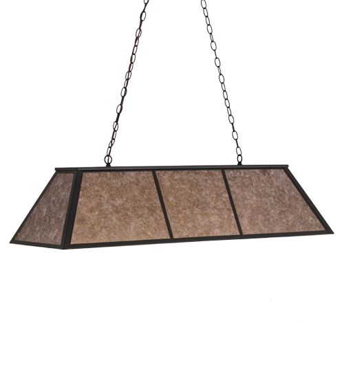 Meyda 48"L Tri-Panel Oblong Pendant