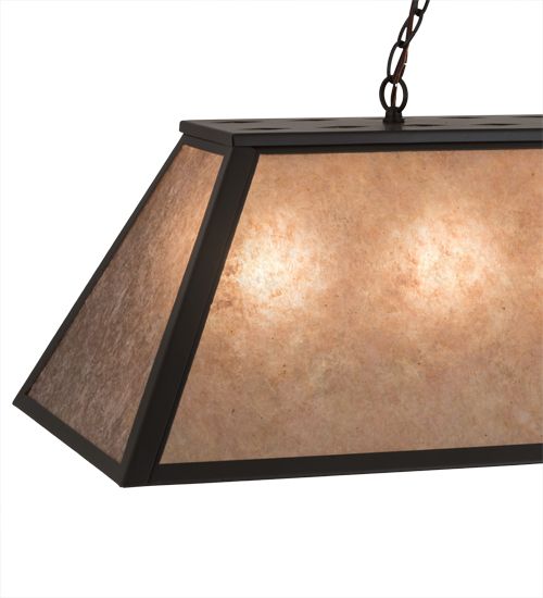 Meyda 48"L Tri-Panel Oblong Pendant