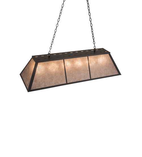 Meyda 48"L Tri-Panel Oblong Pendant