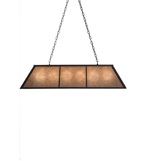 Meyda 48"L Tri-Panel Oblong Pendant
