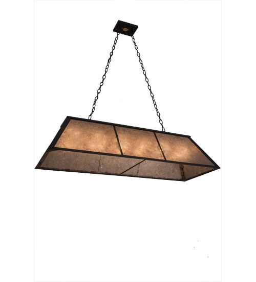 Meyda 48"L Tri-Panel Oblong Pendant