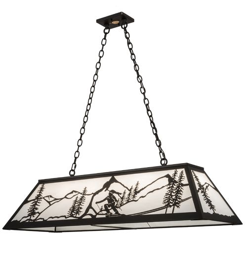 Meyda 48" Long Alpine Oblong Pendant