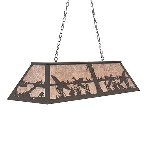 Meyda 48" Long Ducks in Flight Oblong Pendant