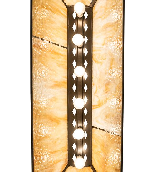 Meyda 48" Long Elk at Lake Oblong Pendant