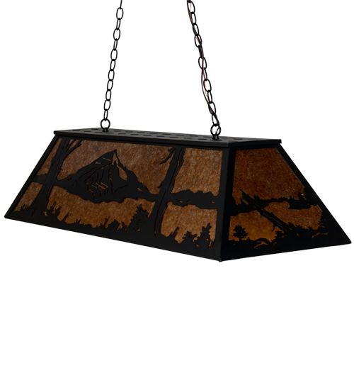 Meyda 48" Long Mountain Range Oblong Pendant