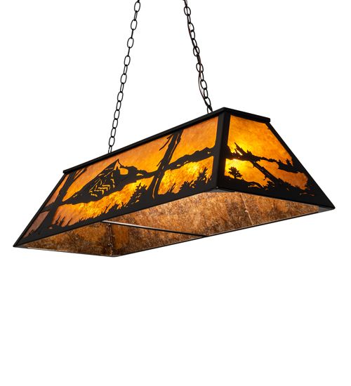 Meyda 48" Long Mountain Range Oblong Pendant