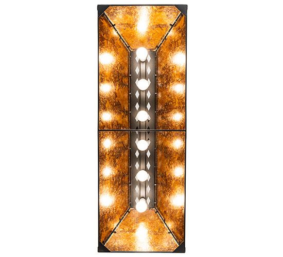 Meyda 48" Long Tall Pines Oblong Pendant