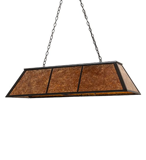 Meyda 48" Long Tri-Panel Oblong Pendant