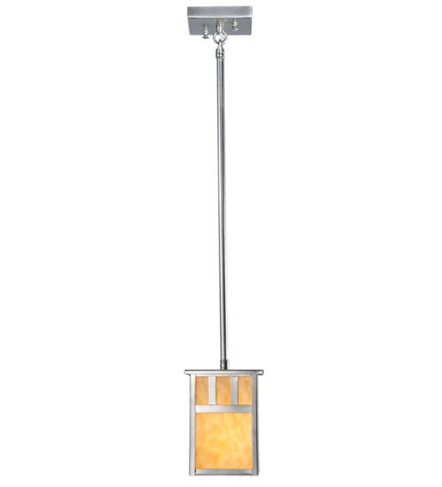 Meyda 5"Sq Double Bar Mission Mini Pendant