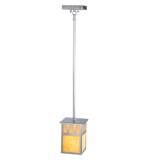 Meyda 5"Sq Double Bar Mission Mini Pendant