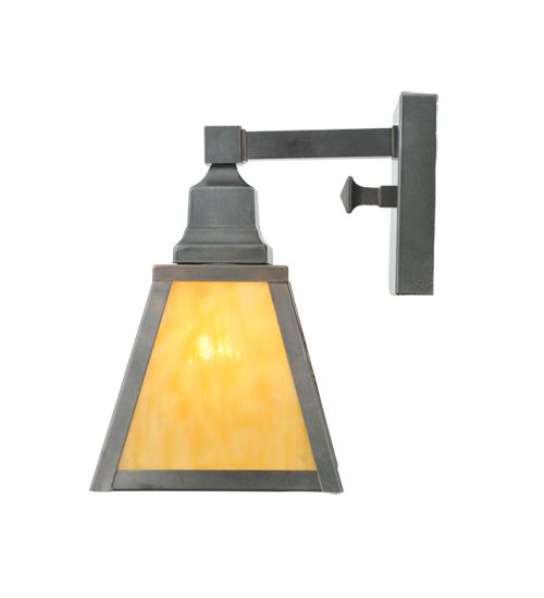 Meyda 6.5"Wide Mission Prime Wall Sconce