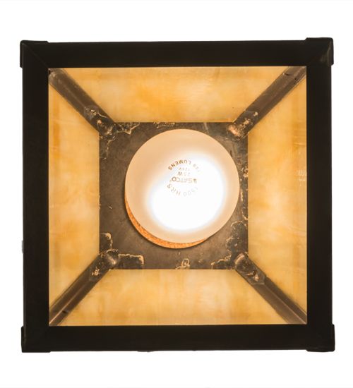 Meyda 6"Sq "T" Mission Mini Pendant