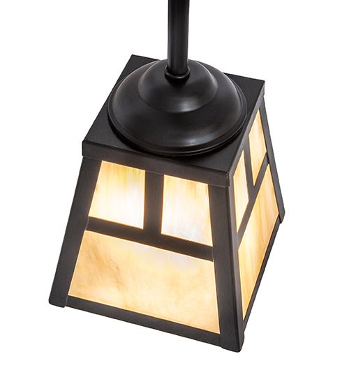 Meyda 6" Square "T" Mission Mini Pendant