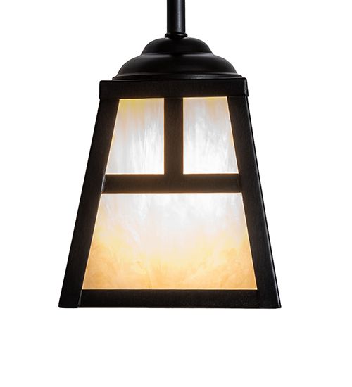 Meyda 6" Square "T" Mission Mini Pendant