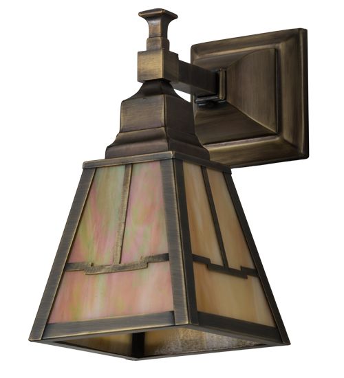 Meyda 6"W Valley View Mission Wall Sconce